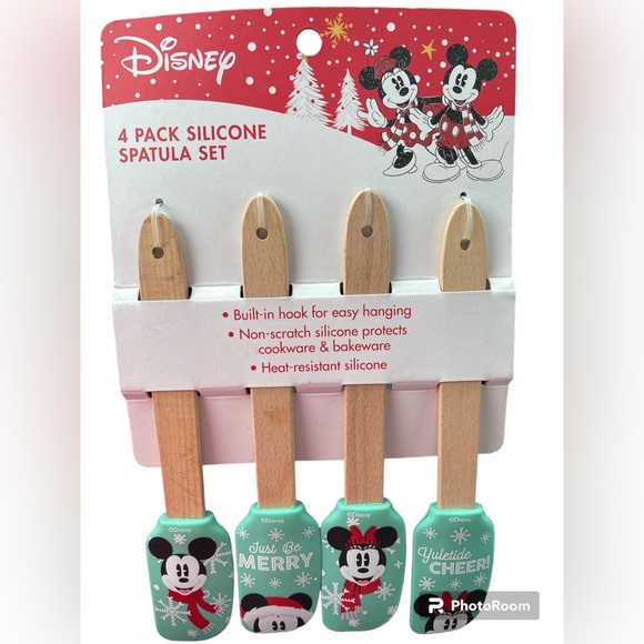 Disney set of 4 Silicone Spatulas NIB - Picture 1 of 3